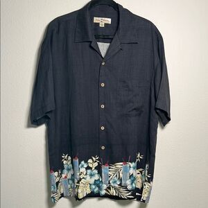 Tommy Bahama Silk Hawaiian Camp Button Down Shirt